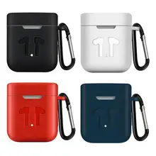 ТПУ силиконовый чехол для наушников для Xiao mi Airdots Pro Bluetooth гарнитура защитный чехол для mi наушники с карабином