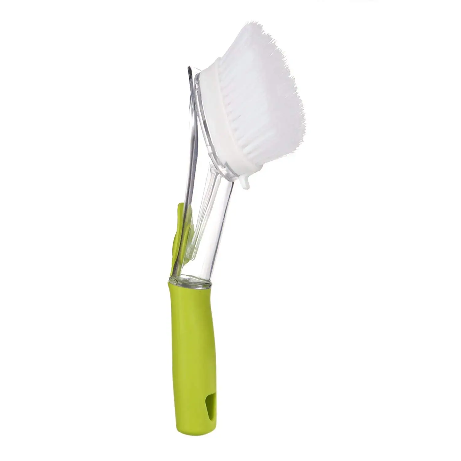 

Kitchen Dish Brush Soap Dispensing Interchangeable Sponge Brushhead and Soap Dispensing Function Antibacterial Sink
