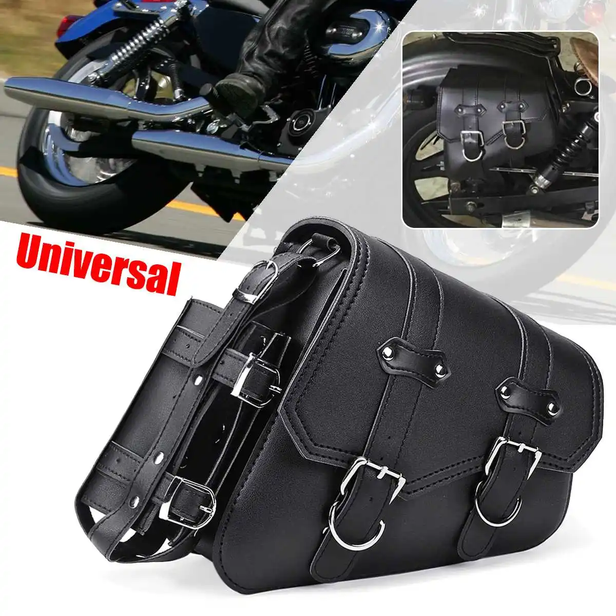 leather motorcycle saddlebags