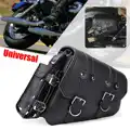 Links Rechts Universal PU Leder Motorrad Sattel Seite Werkzeug Gepäck Taschen Sattel Taschen für Honda/Suzuki/Kawasaki/ yamaha auf