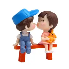 3 шт./компл. Симпатичные любовники стул Миниатюрная модель Пейзаж DIY Садоводство украшение для сада кукла игрушка орнамент ручной работы ремесло игрушка