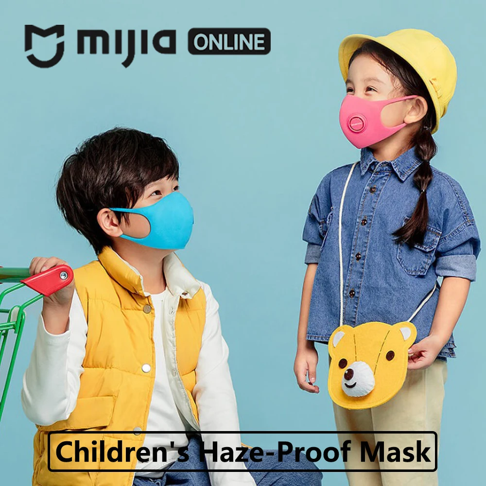 

Xiaomi Children's Light Breathing Haze-Proof Mask PM2.5 Powerful filtration Blocking multiple allergens Girls Boys Skin-friendly