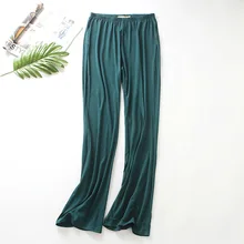 Женские брюки из модала на весну и осень, свободные штаны для сна, женские пижамные штаны, женские домашние штаны для отдыха