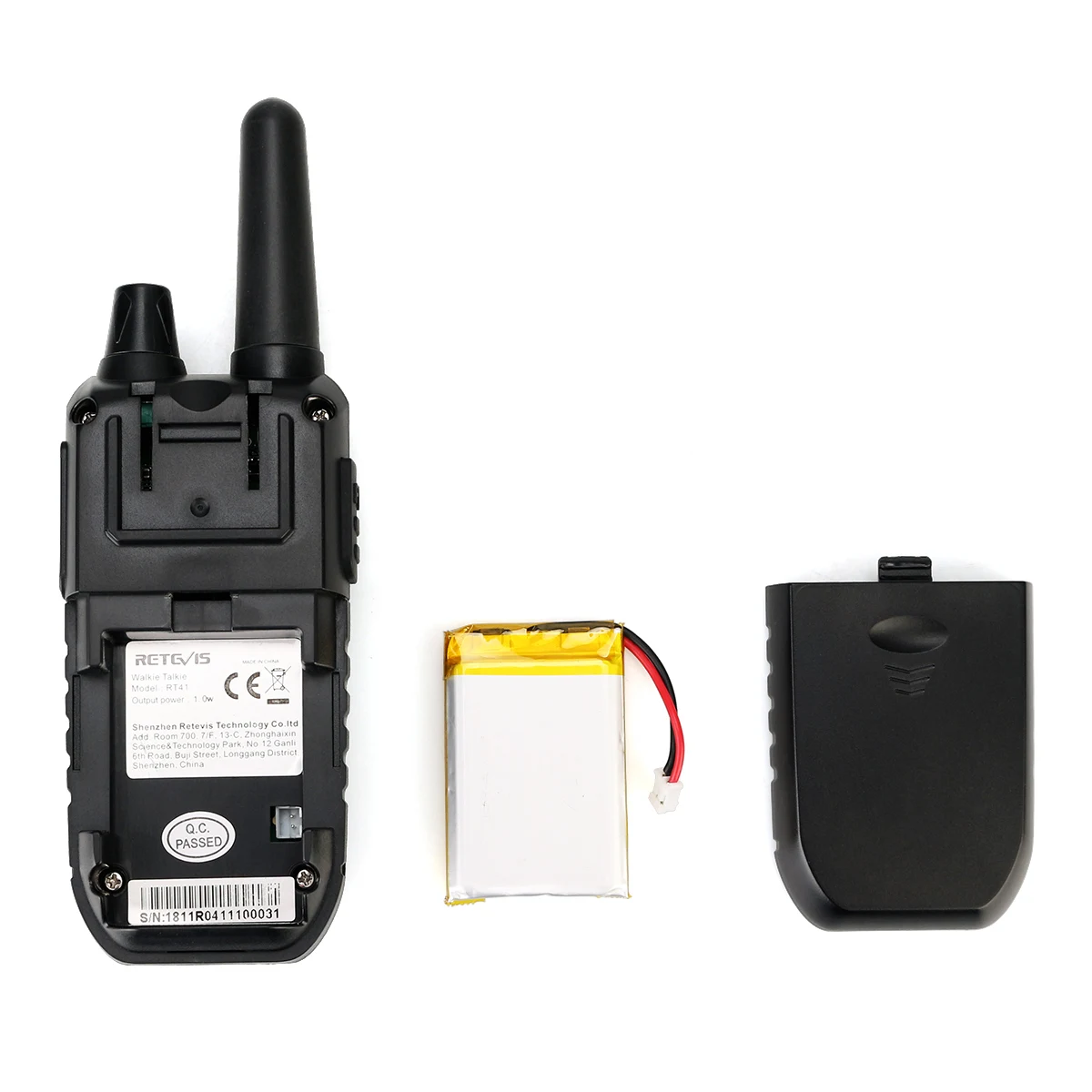 Najtaniej 2 sztuk RETEVIS RT41 NOAA Two Way Radio Walkie Talkie bez licencji FRS Radio USB do ładowania stany zjednoczone alarm pogodowy odbiornik radiowy czarny