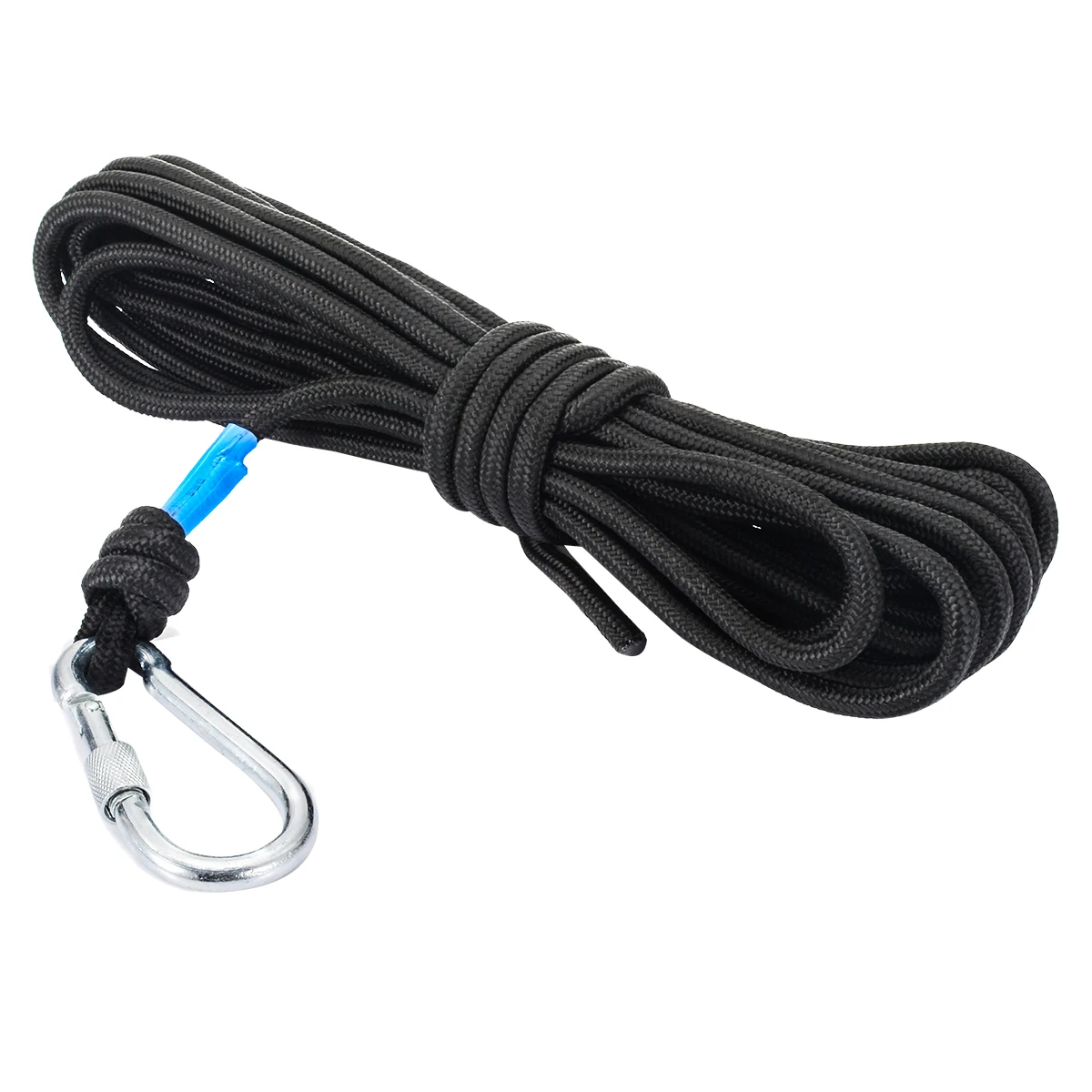 

Recovery Magnet Rope Black 10 Meter Nylon Strap with Hang Hook For Fishing Treasure Hunting Neodymium Recovery Magnet Supplies