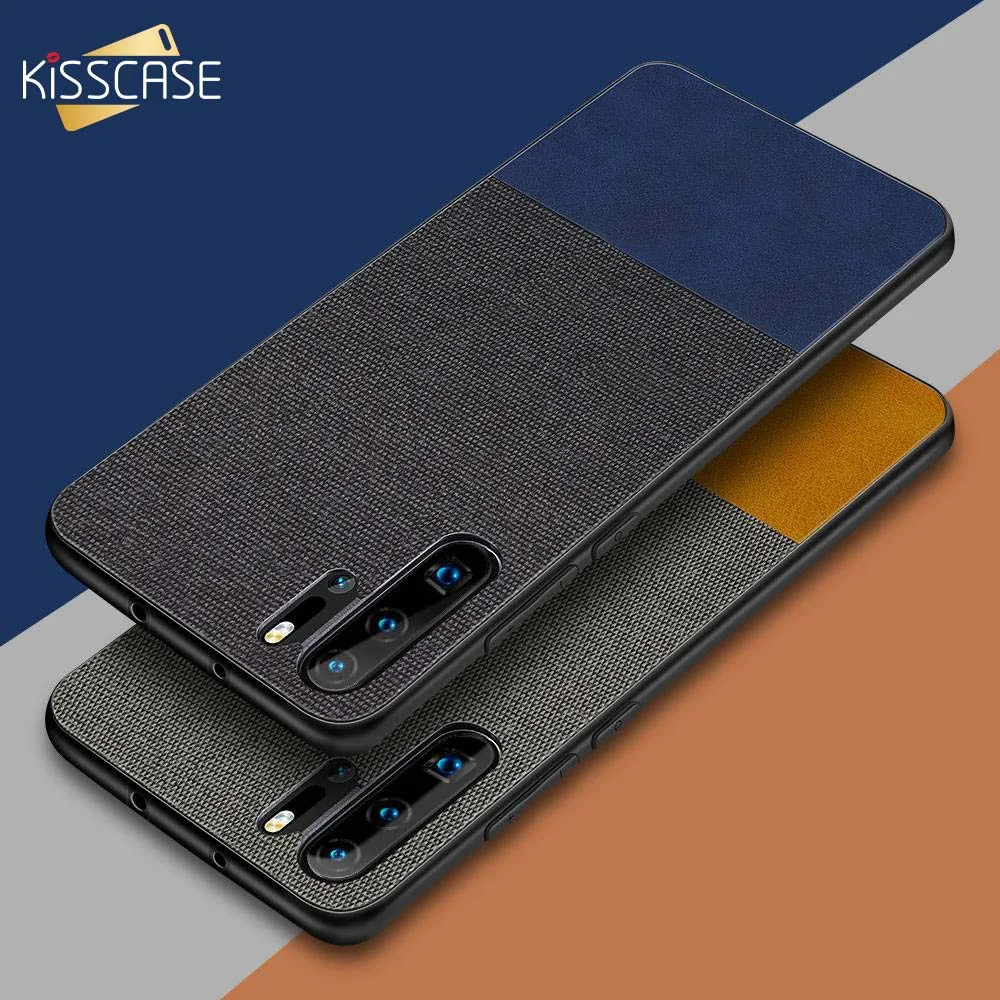 

KISSCASE Phone Case For Huawei Y9 2019 Honor 10 8X 8A 8C Nova 3 3i 4 Mate 20 Pro P30 P20 P10 P9 P8 Lite 2017 Cloth Leather Case