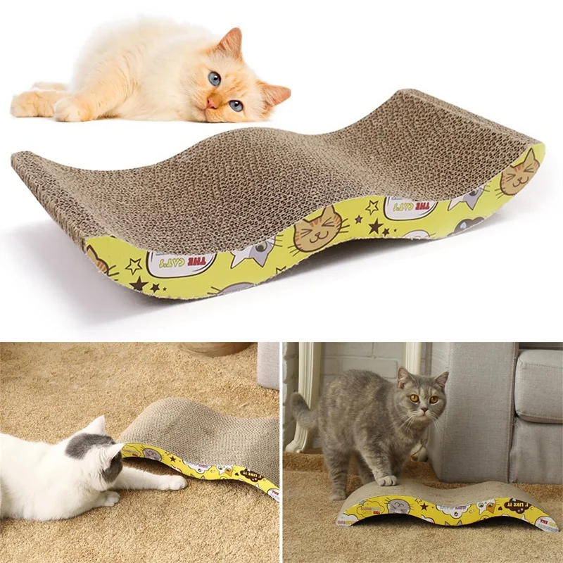 

Pet Cat Kitten Scratch Scratcher Pad Seize Catch Board Mat Catnip Bed M shape