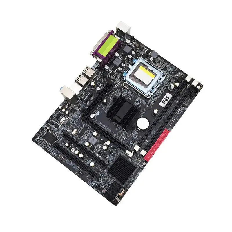 

P45 PC Computer Motherboard Support LGA 771 Quad Core Dual Channel DDR3 Memory Mainboard