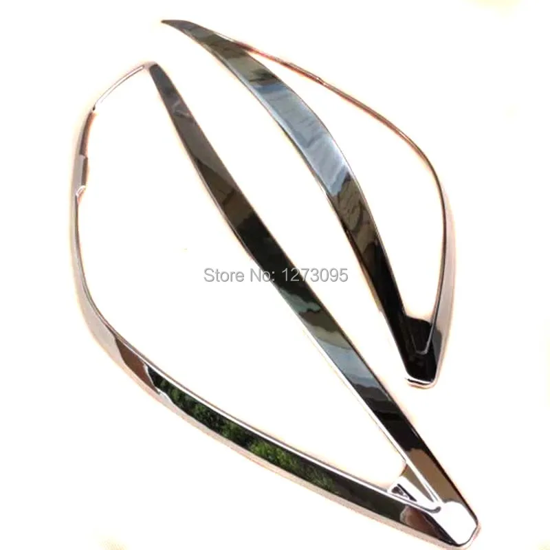 

For Chevrolet Cruze 2015 2016 ABS Chrome Front Head Light Lamp Cover Headlight Frame Protector Exterior Car Styling Accessories