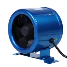 Вентилятор для туалета воздуховод вентилятор с регулятором скорости вытяжной вентилятор шесть дюймов высокого давления Мощный вытяжной вентилятор 220 В
