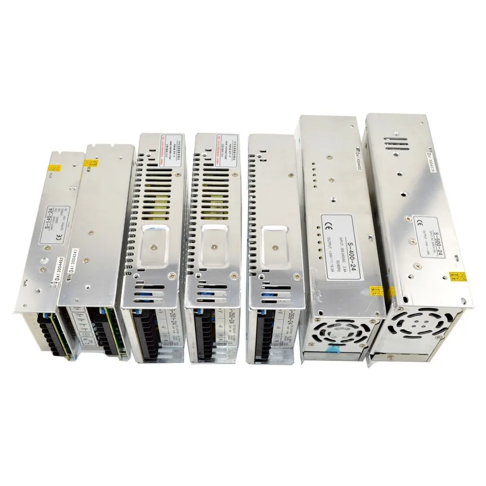

Single Output Adjustable DC Voltage Regulator Switching Power Supply 24v 12v AC DC 15-500W For LED Strip Light