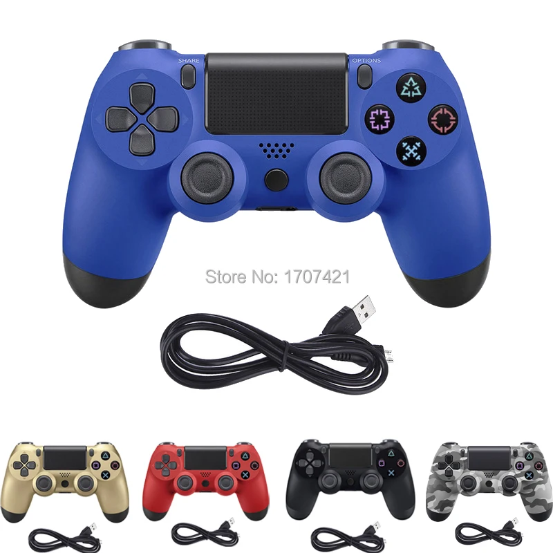 

PS4 Controller Wired Gamepad For Playstation Dualshock 4 Joystick Multiple Vibration with 2M USB Cable