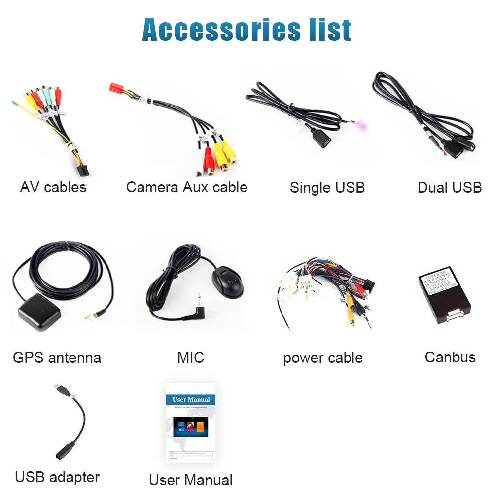 Автомобильный радиоприемник Dasaita 10 2 дюйма HD сенсорный экран Android 9 0 GPS 1 Din