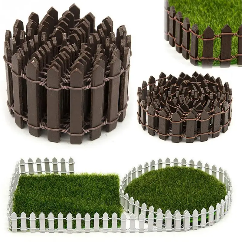 Миниатюрное маленькое деревянное ограждение 100*5 см/100*3 см DIY Сказочный Сад микро