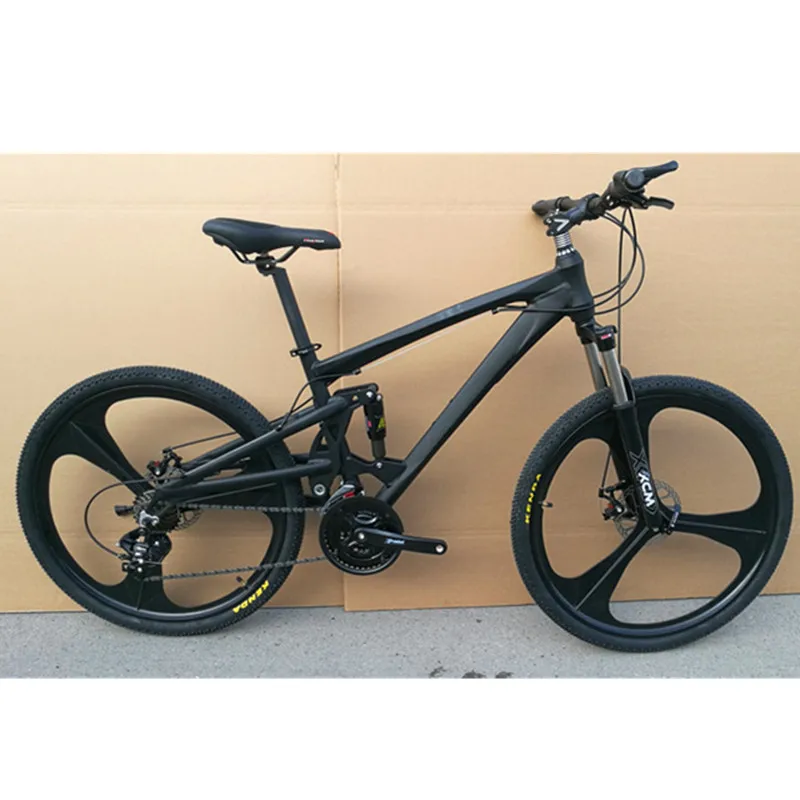 Excellent New Brand Mountain Bike Soft Tail Aluminum Alloy Frame Bike Shiman0 M370 Hydraulic Disc Brake Bicycle 21/24/27 Speed Mtb 2
