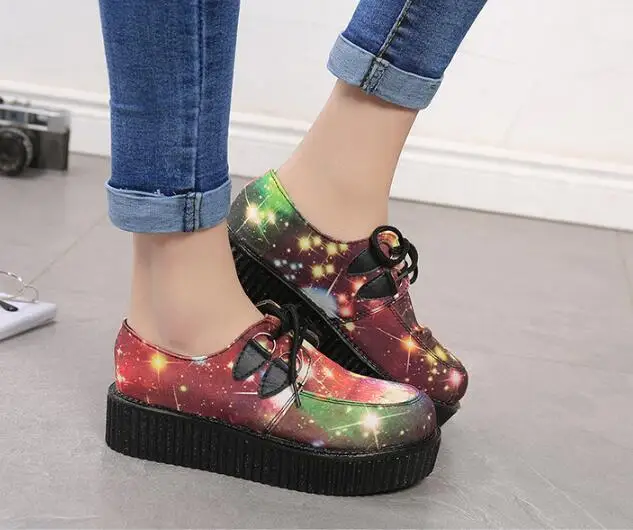 2 11 forme Sneakers Mode 3 Designer Appartements 8 9 Femmes 1 7 Nouveau Rose Automne Printemps De Creeper Noir Détouré 21 Sur Slip 10 20 6 18 19 Creepers 5 17 12 Chaussures 16 14 Plate Mesdames 13 4 15 BCwdqq