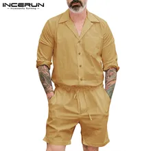 Большие размеры 5XL комбинезон с длинным рукавом мужские брюки карго костюмы мужские комбинезоны модные комбинезоны Карманы Брюки Свободные Комбинезоны Комбинезон