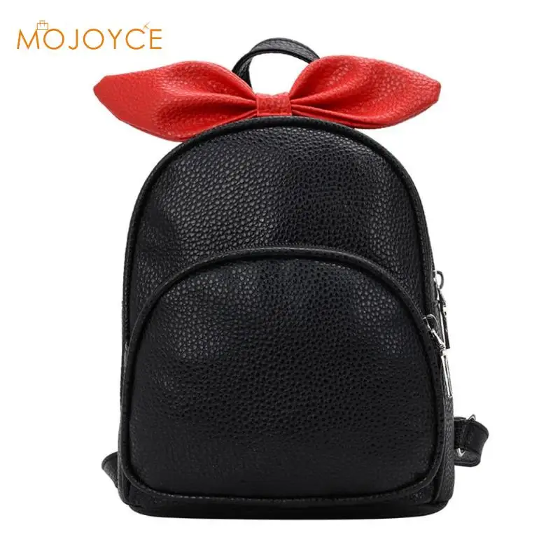 

Small Casual Female Sweet Bowknot Mini Backpacks Fashion Women Shoulder Bags Girls Travel School Bags 2019 mochila feminina