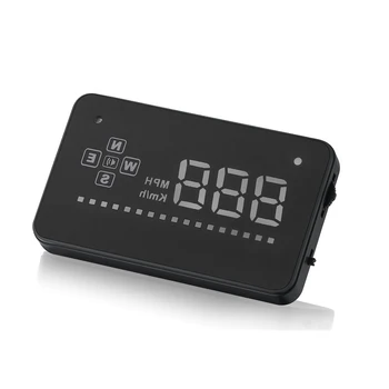 

2018 New Car Styling Universal Car Hud Head Up Display A2 3.5" GPS Speedometer Smart Digital Car Speedometer OBD2 Interface