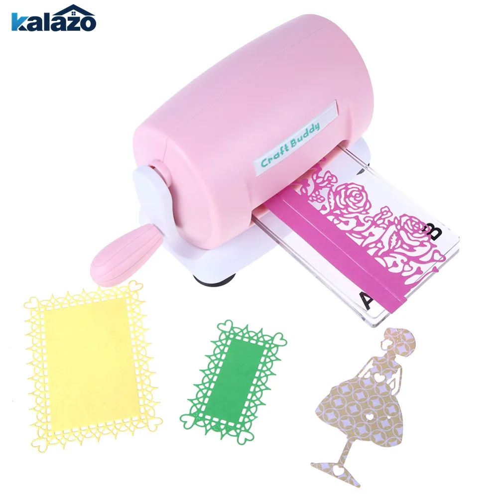 

1PC Pink DIY Scrapbooking Dies Cutter Paper Card Die-Cut Machine Home Dies Cutting Embossing Machine Tool