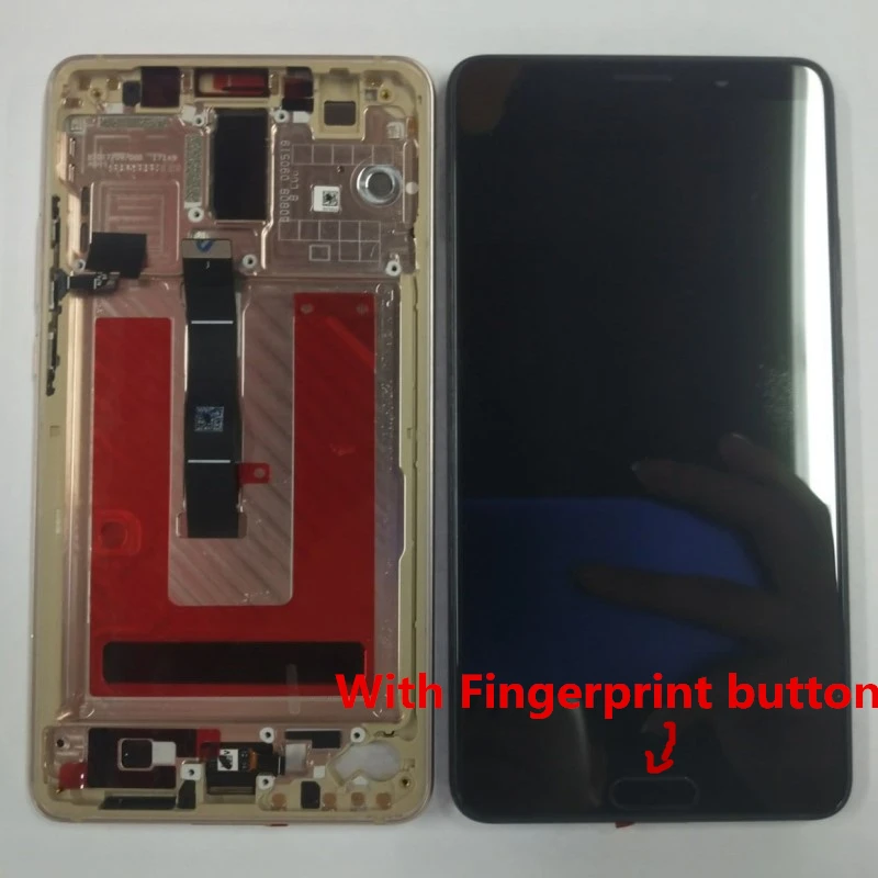 

AzqqlbwFor 5.9" Huawei Mate 10 ALP-L09 ALP-L29 LCD Display+Touch Digitizer Screen Assembly For Huawei Mate 10 Display With Frame
