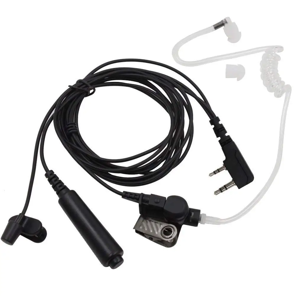 3 провода Pro тайная Акустическая трубка наушник гарнитура микрофон Ptt для Kenwood XLS TK
