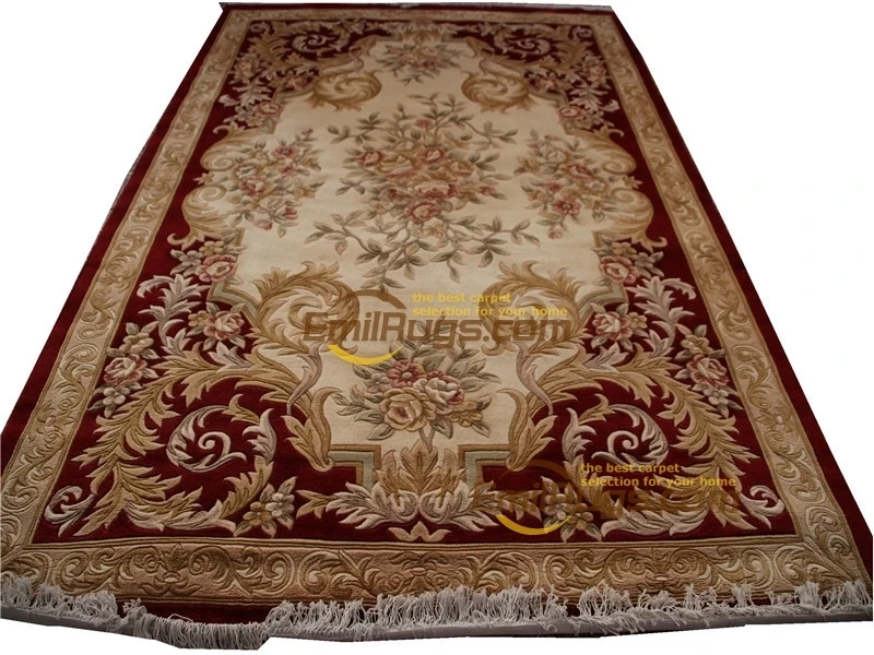 

wool french carpet About Hand-knotted Thick Plush Savonnerie Rug Carpet Made To Order HF-2-129 2.3x4.59