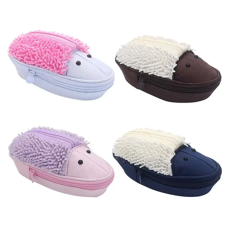 

Fashionable Creative Pen Bag Hedgehog Shaped Pencil Case Multifunctional Stationery Gift Stationery Box School Supplies