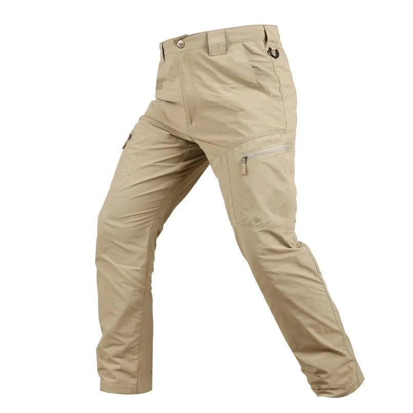 Quick Dry Hiking Fishing Pants Man Outdoor Tactical Miliatry Waterproof Pants Army Combat Waterproof Sports Casual Trousers