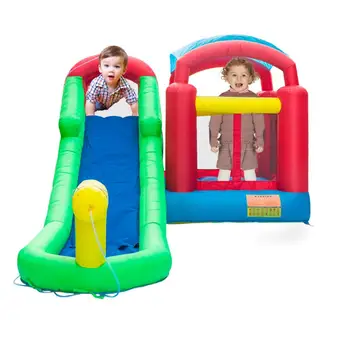 

Family Use Inflatable Bouncy Castle Combo Water Slide Pool Inflatable Bouncer For Kids Jumping Castle With Air Blower Free Ship