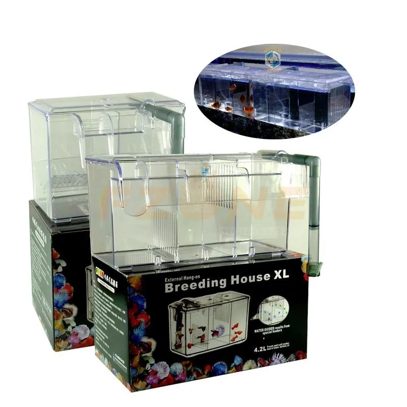 

Air Drived Water Flowing SeparationBreeding Box, Aquarium Small Fish Box