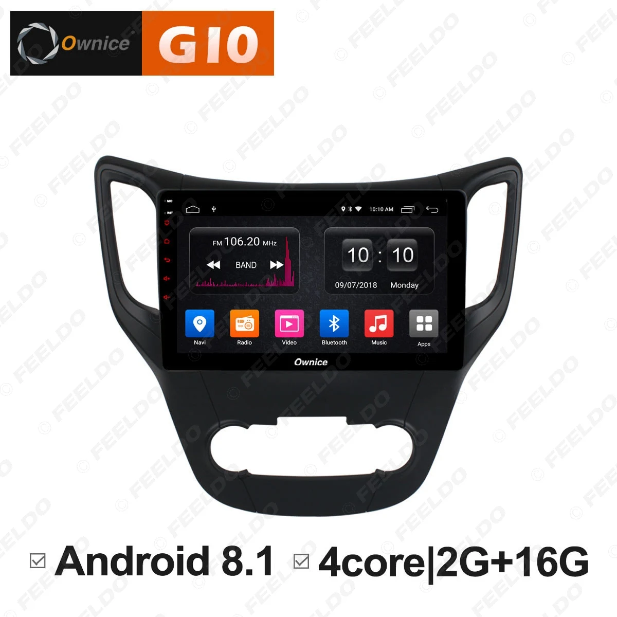 Flash Deal FEELDO 10.1" 2.5D Nano IPS Screen Android 6.0 Octa Core/DDR3 2G/32G/4G LTE Car Media Player With GPS/FM/AM For CS35 2012-2016 1