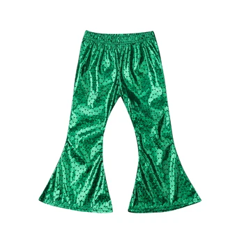 

Princess Mermaid Kid Baby Girls Pants Fashion Flare Pants For Girls Trousers Bottoms child leggings