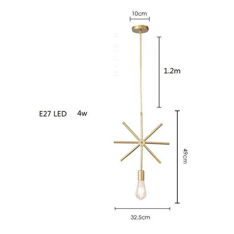 Современный светильник Lampara Techo Colgante imperna Comedor Lustre E Pendente Para Sala De Jantar подвесной на