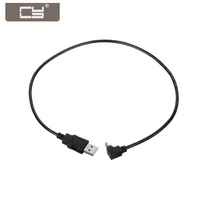 CYDZ Mini USB 2 0 B Тип 5pin мужской вниз Угловой 90 градусов к Мужской кабель для передачи