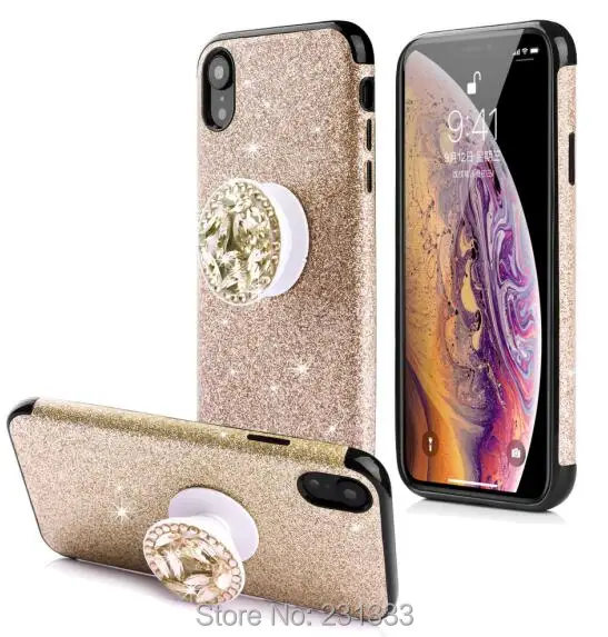 C ku Блестящий Мягкий чехол из ТПУ с бриллиантами для Iphone X XS MAX XR 8 7 PLUS I7 6 6S 5 SE 5S