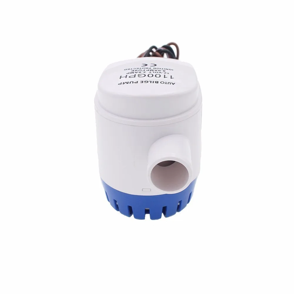 750GPH 1100GPH Automatic Boat Bilge Pump 12v 24v Auto Dc Submersible Electric Water Pump Small 12 V Volt 750/1100 Gph