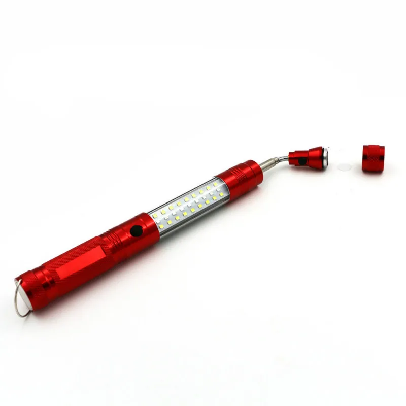 

Auto Repair LED Pickup Light Flashlight Work Light With Magnet Antenna Lights Multi-function Warning Light Bars Picker Magnet