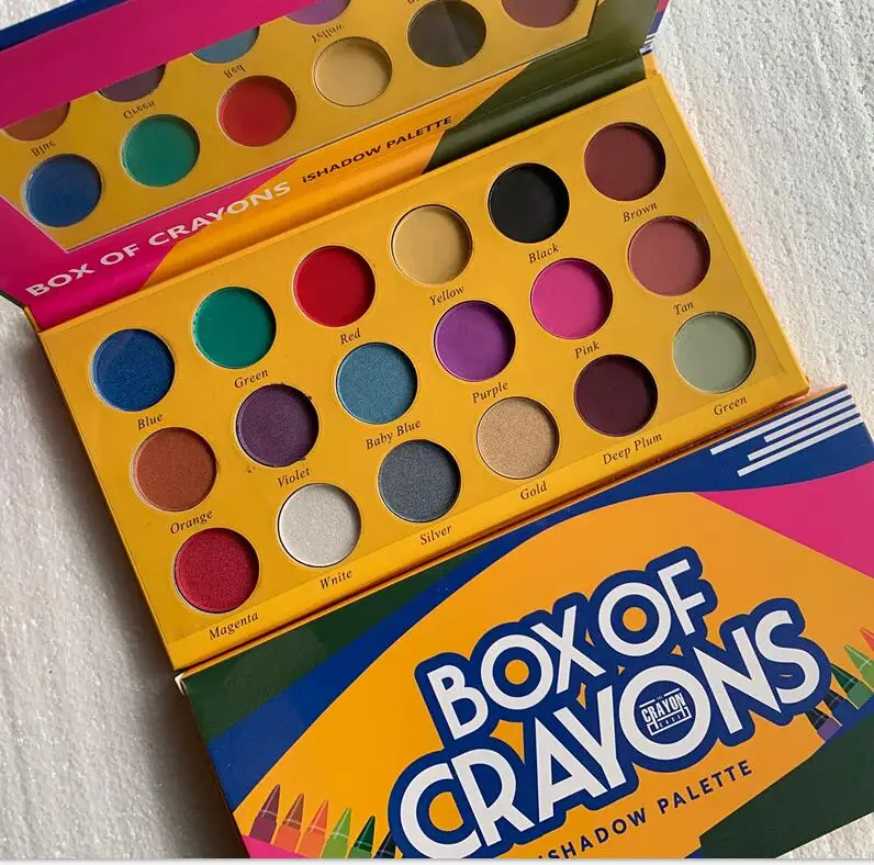 makeup 18coloes eyeshadow box of crayons ishadow palettein Eye Shadow