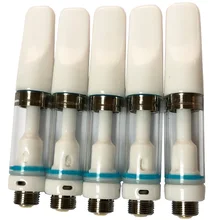 500 шт./лот чистый Керамика s картриджи CBD масло CBD картриджи CBD Керамика стеклянный дрип-тип A3 Керамика катушки густая масляная Испарительный бак