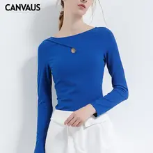 Базовые Красивые футболки, женские топы с длинным рукавом, весенние Осенние футболки, классические футболки с v-образным вырезом, хлопковые новые женские футболки, модные женские футболки