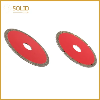 

4inch Diamond Circular Saw Blade Cutting Disc for Cutting and Grinding Glass,Plastic Pipe,Jade and Ceramic 2Pcs, 60#