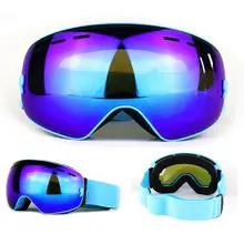 Лыжные очки для взрослых, двойные, противотуманные, для мужчин и женщин, большие, сферические, лыжные очки для мужчин, t, одиночные и двойные, для Кока, близорукости, BF650