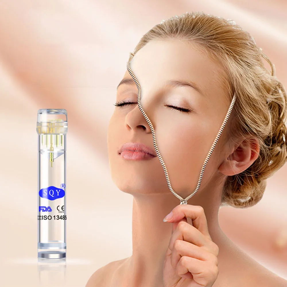 

Anti-Aging Face Skin Care Tools Automatic Microneedle Derma Roller Remove Freckle Acne Scars Titanium Micro Needle Roller