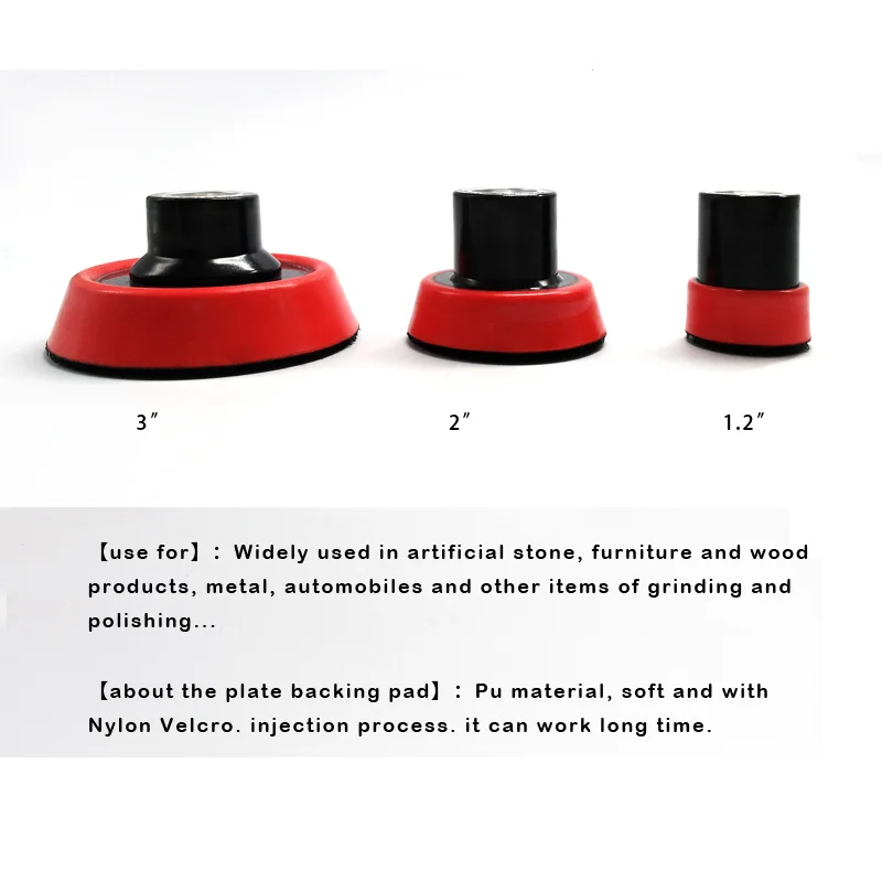 Car Polishing Disc MARFLO Plate Backing Pad Sponge Polishing Car Wash and Care Tools M14 1.2" 2" 3" 3size in one Package car polishing pad car polish pad car polishing sponge polishing sponge set polishing wheel disc polishing wheel kit backing plate for polisher