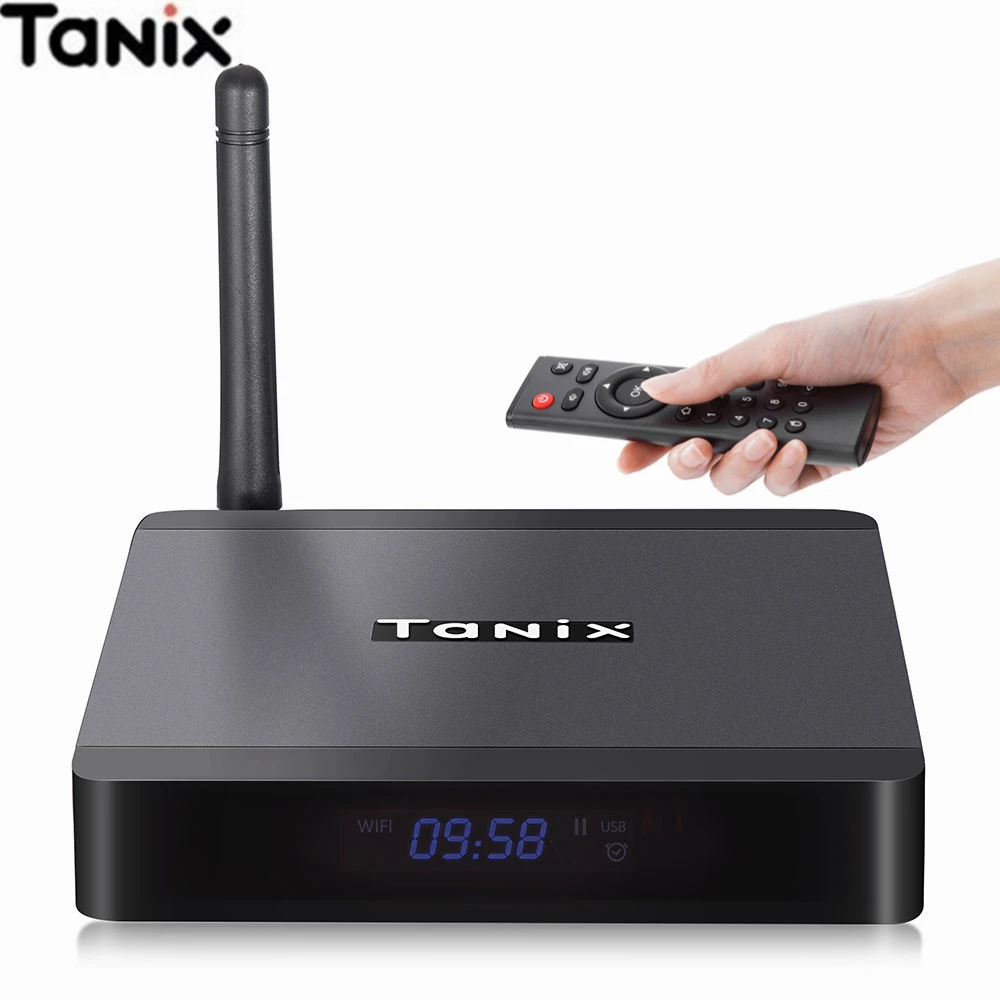 Tanix TX5 Max ТВ коробка Android 8 1 Amlogic S905X2 4 Гб LPDDR4 32 GB 2 5 ГГц Wi Fi BT4.2 Декодер каналов
