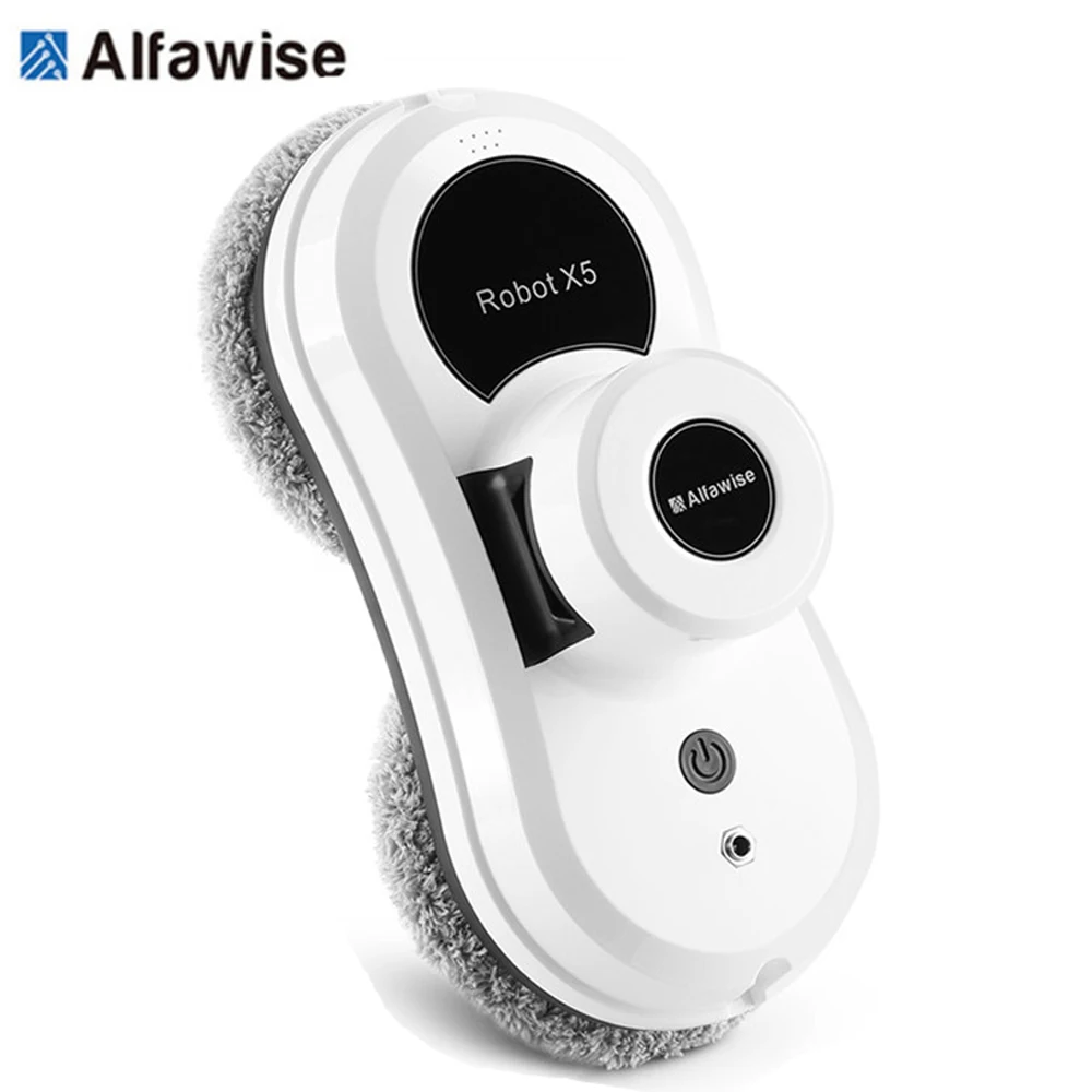 

Alfawise S60 Window Cleaning Robot Strong Suction Window Cleaner Robot Anti-falling Remote Control Vacuum Cleaner Window Robot