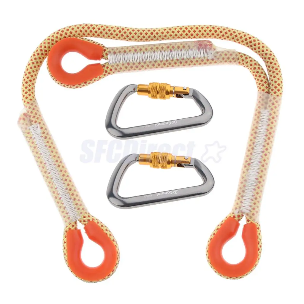 11mm Rock Tree Climbing Safety Y Lanyard Rope Prusic Cord Safety Rescue