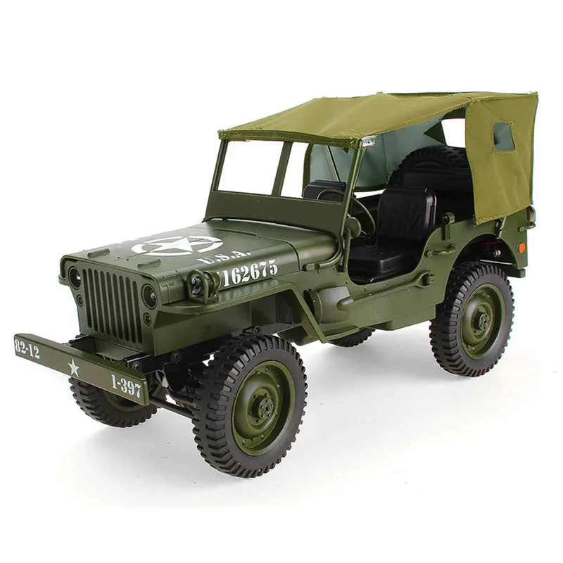 JJRC Q65 навес для 1/10 джедаев пропорциональный контроль гусеничный военный грузовик 4WD внедорожный Радиоуправляемый автомобиль запчасти 15 км/ч высокая скорость