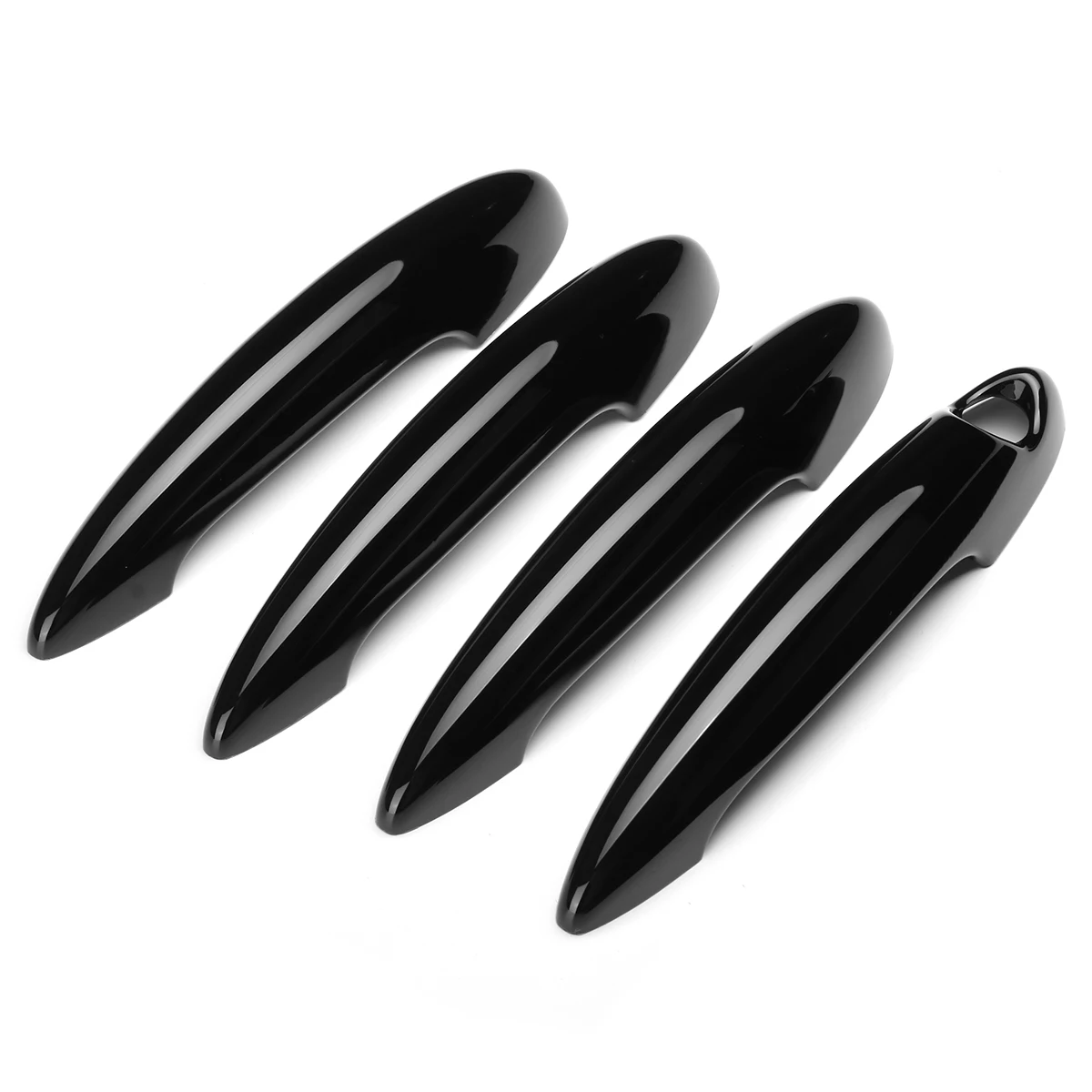 2 piezas cubierta de la manija de la puerta para BMW para Mini para Cooper S 11-16 piezas de Exterior de automóvil negro cubierta de la manija de la puerta Trim 2 piezas cubierta de la manija de la puerta para BMW para Mini para Cooper S 11-16 piezas de Exterior de automóvil negro cubierta de la manija de la puerta Trim